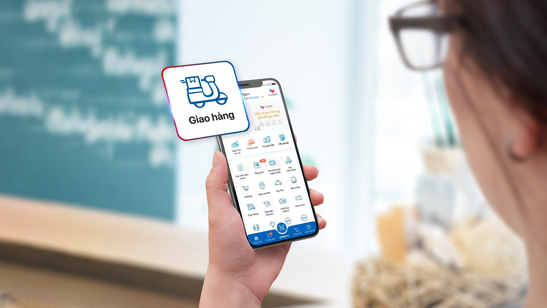 Đặt giao hàng trên VNPAY App dễ dàng chỉ với vài lần chạm