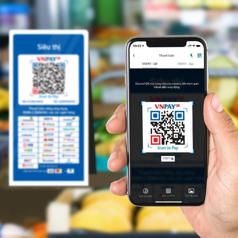 Thanh toán VNPAY-QR dễ dàng tiện lợi trên ví điện tử VNPAY