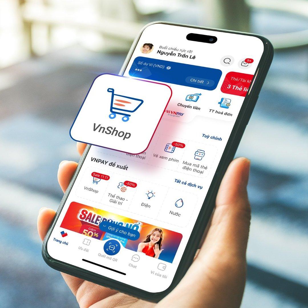 VnShop - Nơi mua sắm trực tuyến hấp dẫn chỉ với vài chạm