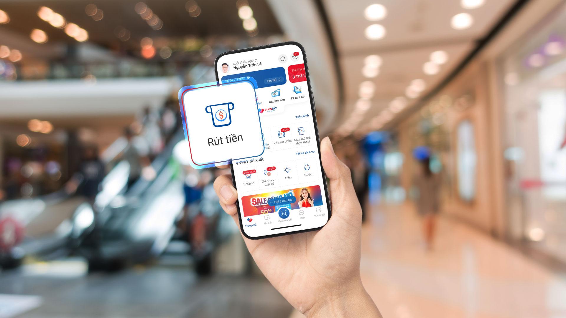 Hướng dẫn rút tiền từ VNPAY App về ngân hàng liên kết