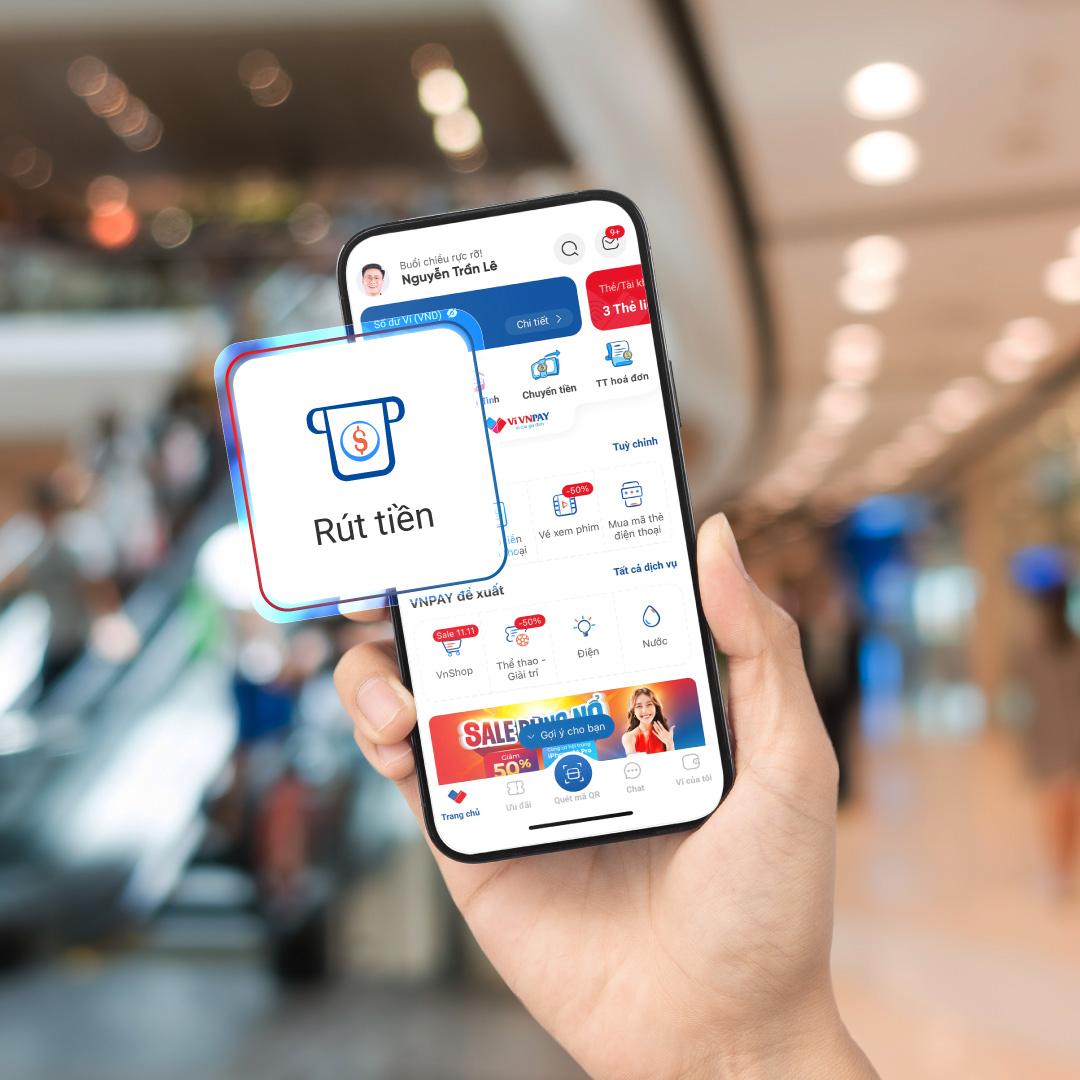 Hướng dẫn rút tiền từ VNPAY App về ngân hàng liên kết