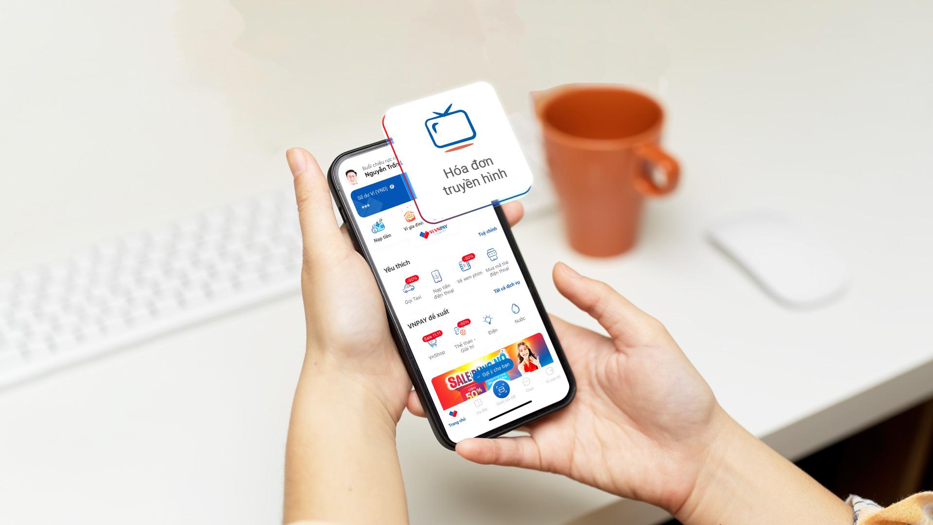 Thanh toán cước truyền hình trên VNPAY App