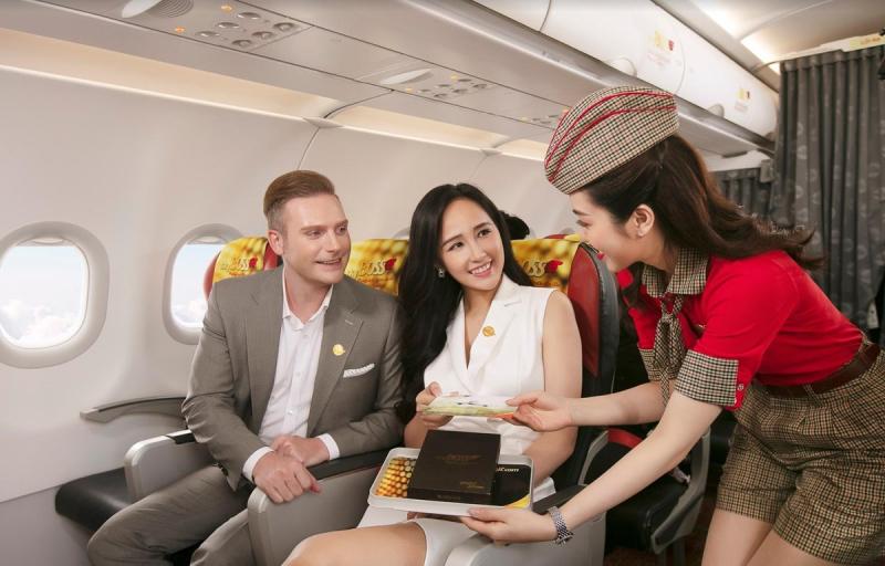 Hành khách hạng vé Deluxe của Vietjet được miễn phí hành lý ký gửi, không cần mất phí giống hangj vé Eco