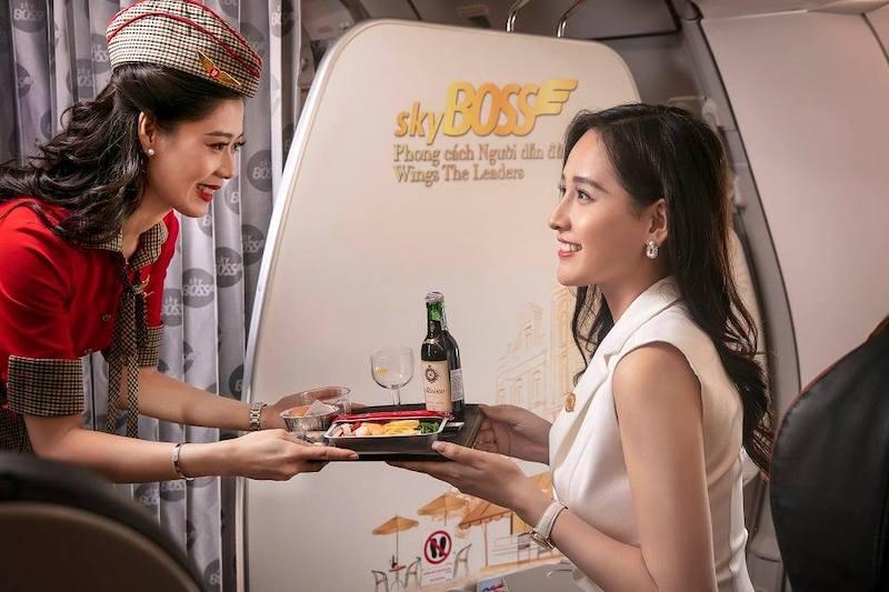 Hành khách được trải nghiệm những tiện ích cao cấp trên chuyến bay