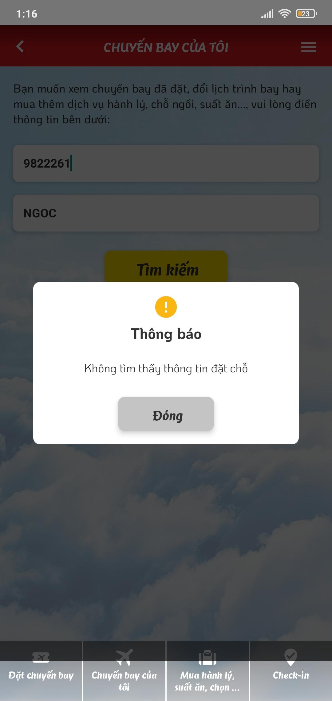 Kiểm tra mã đặt chỗ Vietjet Air