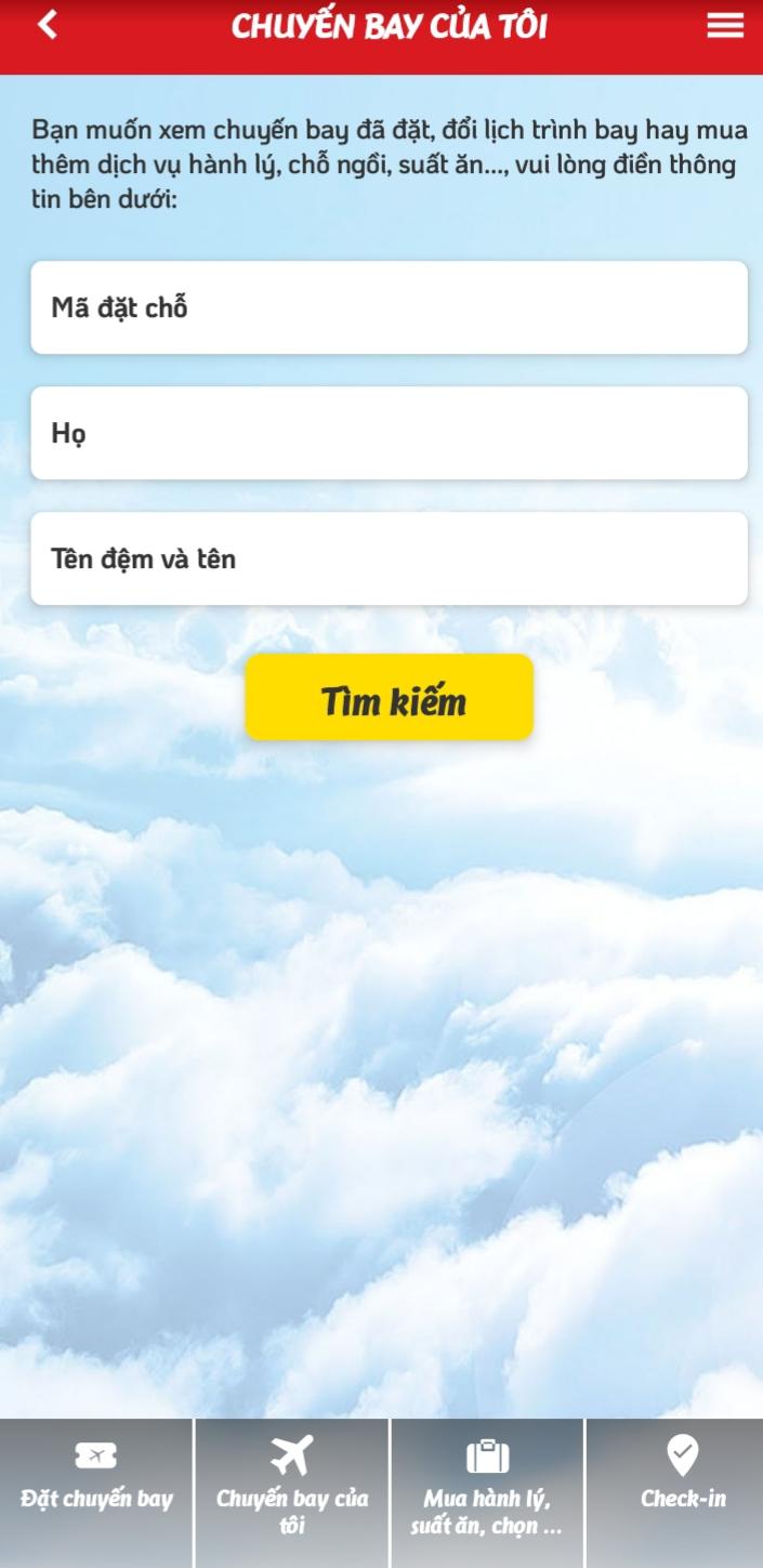 Nhập thông tin theo yêu cầu và kiểm tra mã